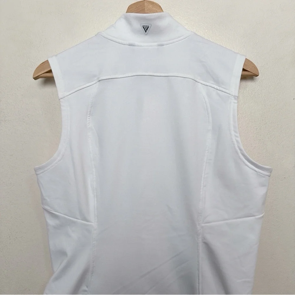 LEVELWEAR Womens Small Layer Resort White Golf Vest - Picture 9 of 12